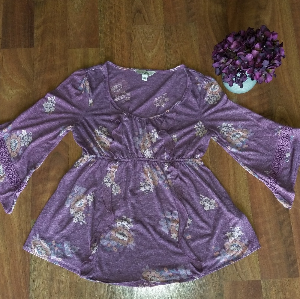 ✔SOLD✔ Decree purple blouse